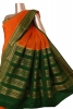 Traditional Contrast Mysore Crepe Silk Saree